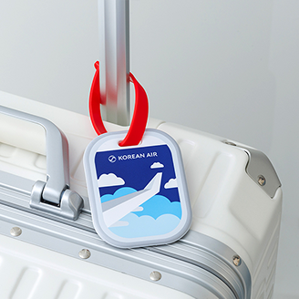 대한항공X트래블메이트 네임택 (베이직 구름)