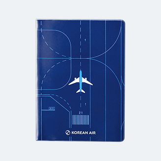 대한항공X트래블메이트 여권케이스 (활주로 네이비)